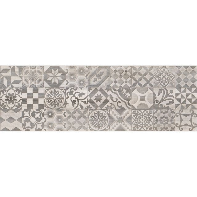 LASSELSBERGER Настенная плитка декор2 Альбервуд 1664-0166 20x60 Белая