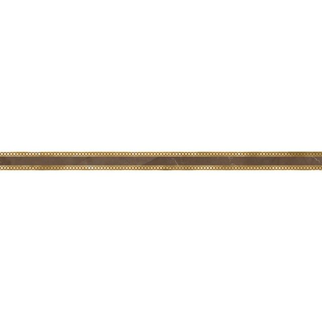 LASSELSBERGER Бордюр настенный Миланезе Дизайн 1506-0419 3,6х60 римский марроне