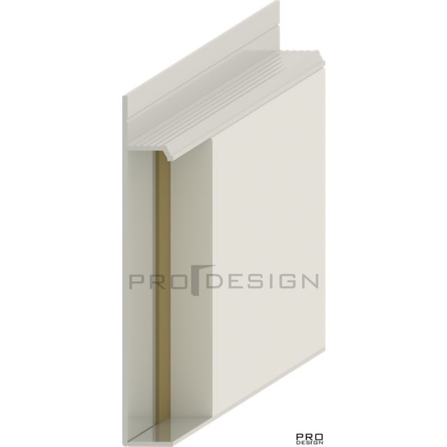 Скрытый плинтус  Pro Design UNIVERSAL  (анодированный черный) 2700 мм