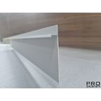 Скрытый плинтус Pro Design (анодированный, черный RAL9005 МУАР) 2700 мм
