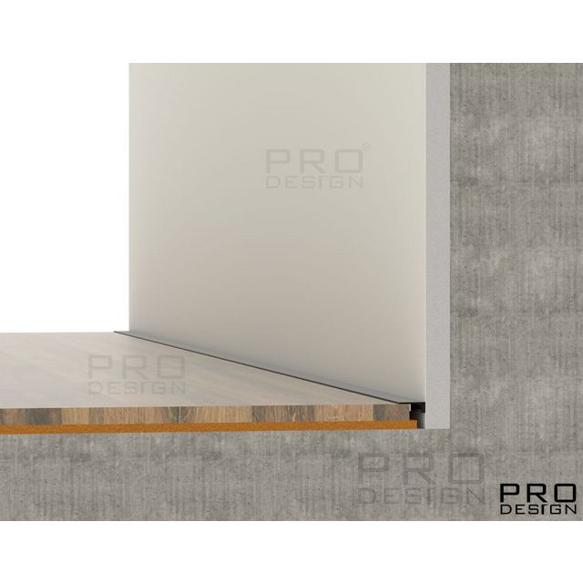ЩЕЛЕВОЙ ПЛИНТУС PRO DESIGN MINI 7067 НЕ АНОДИРОВАННЫЙ 2700 ММ