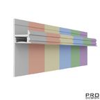 ТЕНЕВОЙ ПЛИНТУС СКРЫТОГО МОНТАЖА PRO DESIGN 7209 КРАШЕННЫЙ ПО RAL 2700 ММ