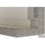 Вставка для плинтуса Pro Design из дюрополимера под покраску 12х80 мм 2,7 мп