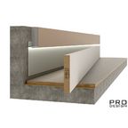 МДФ вставка для скрытого плинтуса Pro Design грунт под покраску