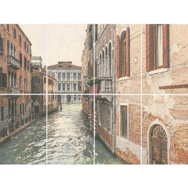 Керама марацци Панно Золотой пляж Venezia матовый (из 8 ч. разм. 20х30) 80х60