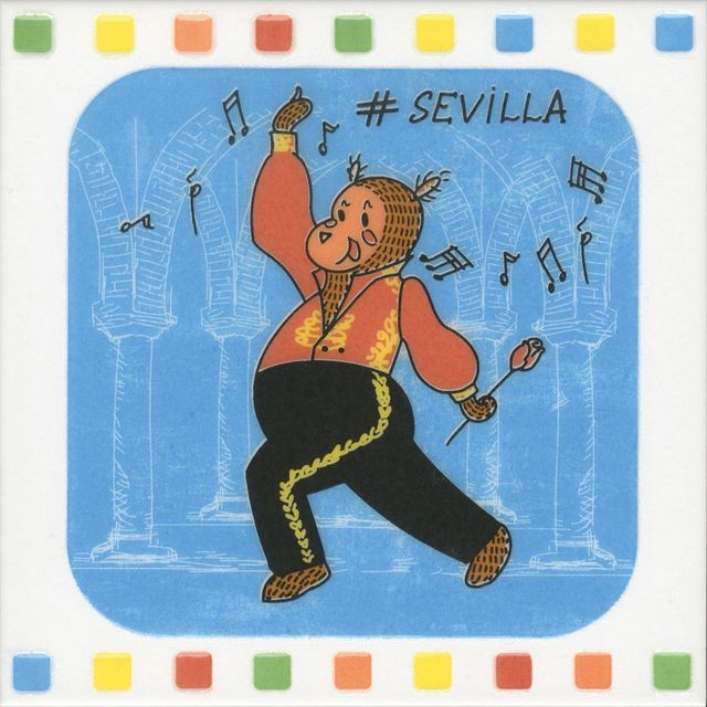 Керама марацци Декор Большое путешествие Seville глянцевый 20х20