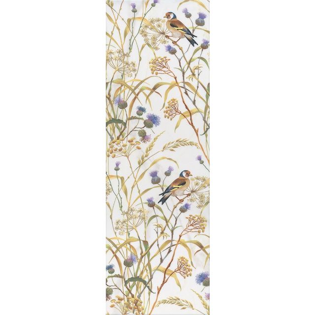 Керама марацци Декор Астория Птицы белый глянцевый обрезной 25х75